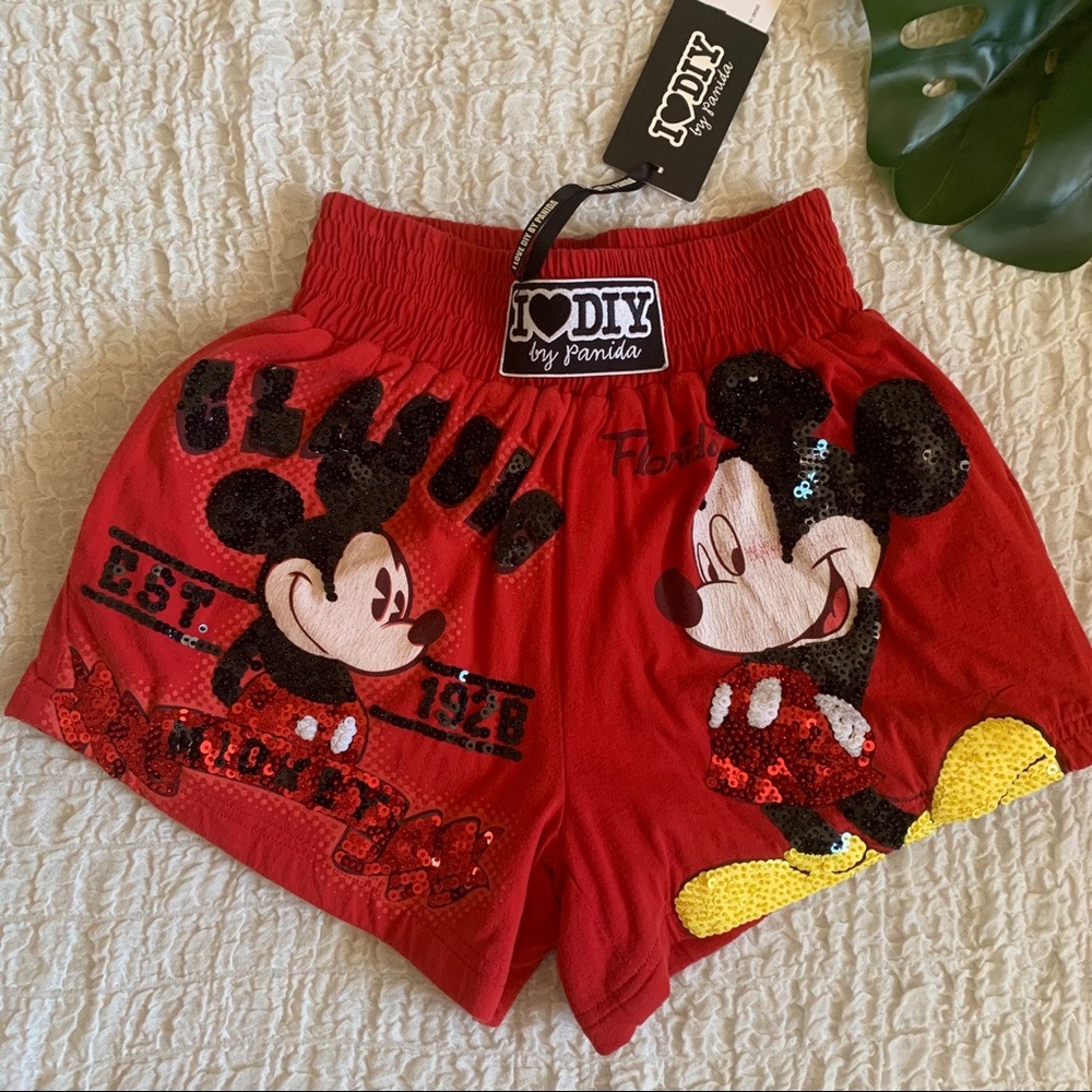 DIY by Panida upcycled sequin Shorts